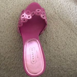 Coach Slippers ( Pink)